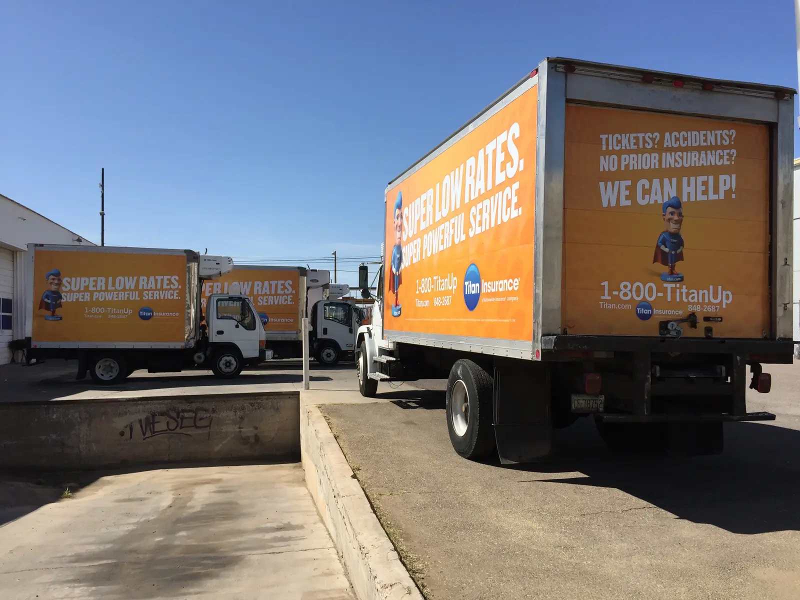 Titan Insurance Sales fleet on route