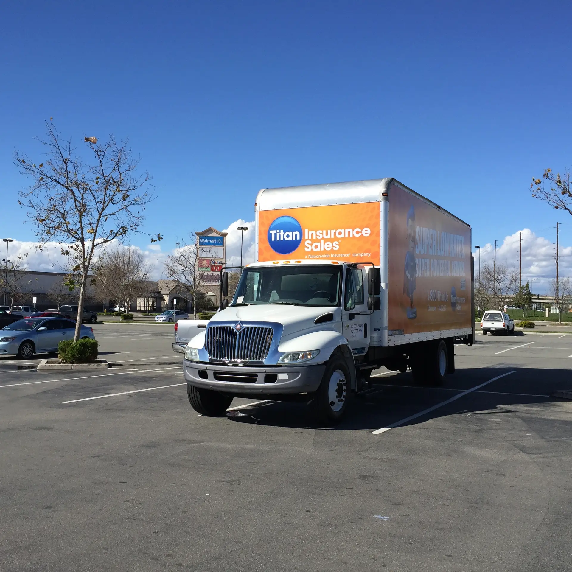 Titan Insurance Sales truckside campaign